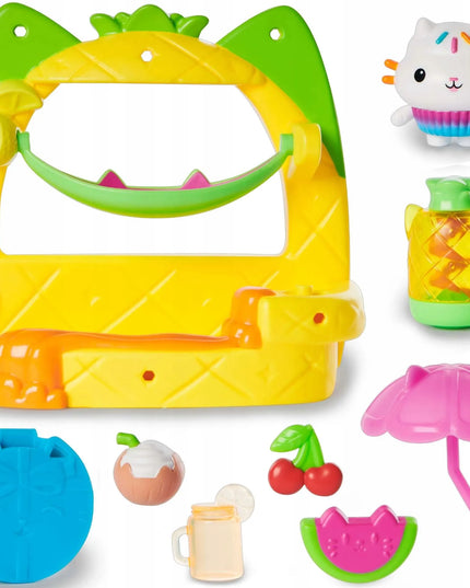 Gabby's Dollhouse Cakey balkono rinkinys – vaisių vakarėlis su figūrėle ir priedais
