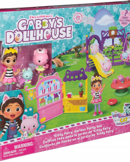 Gabby's Dollhouse keramė sodų rinkinys + fėjos figūrėlės ir čiuožykla