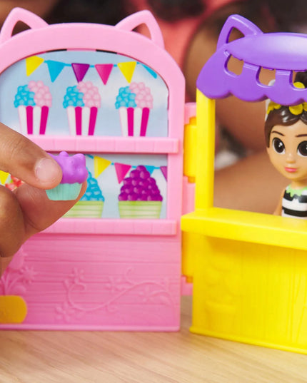 Gabby's Dollhouse keramė sodų rinkinys + fėjos figūrėlės ir čiuožykla
