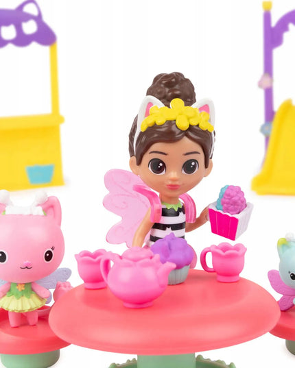 Gabby's Dollhouse keramė sodų rinkinys + fėjos figūrėlės ir čiuožykla