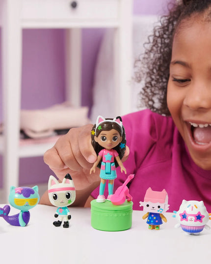 Gabby's Dollhouse vakarėlio rinkinys su 7 figūrėlėmis ir aksesuarais