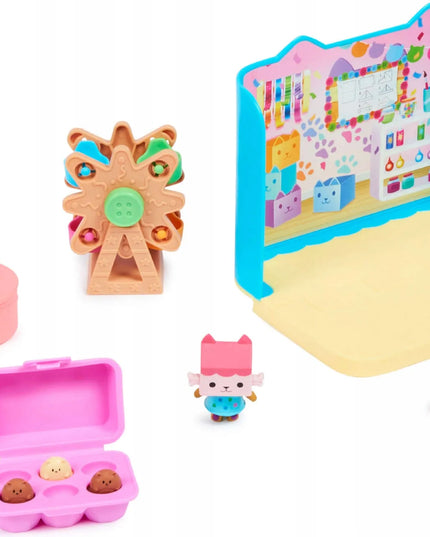 „Gabby's Dollhouse“ magiško menininko kambario rinkinys su Tekturzątko figūrėle ir karusele