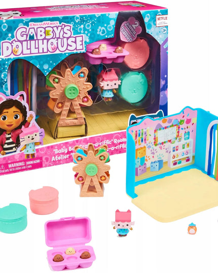 „Gabby's Dollhouse“ magiško menininko kambario rinkinys su Tekturzątko figūrėle ir karusele