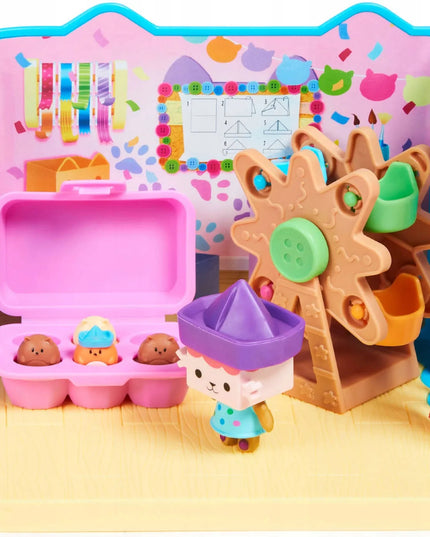„Gabby's Dollhouse“ magiško menininko kambario rinkinys su Tekturzątko figūrėle ir karusele