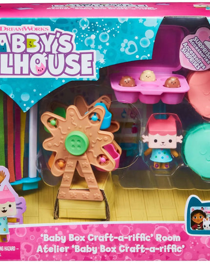 „Gabby's Dollhouse“ magiško menininko kambario rinkinys su Tekturzątko figūrėle ir karusele