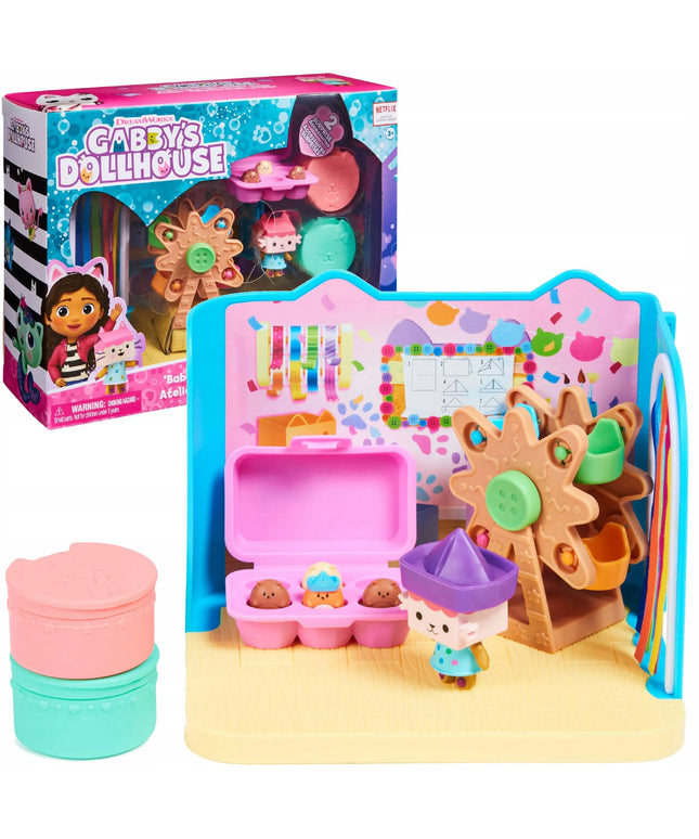 „Gabby's Dollhouse“ magiško menininko kambario rinkinys su Tekturzątko figūrėle ir karusele