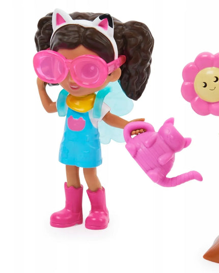 „Gabby’s Dollhouse“ sodo rinkinys su 2 figūrėlėmis: Gabby ir Kitty Fairy, priedai