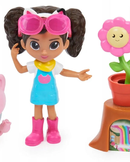 „Gabby’s Dollhouse“ sodo rinkinys su 2 figūrėlėmis: Gabby ir Kitty Fairy, priedai