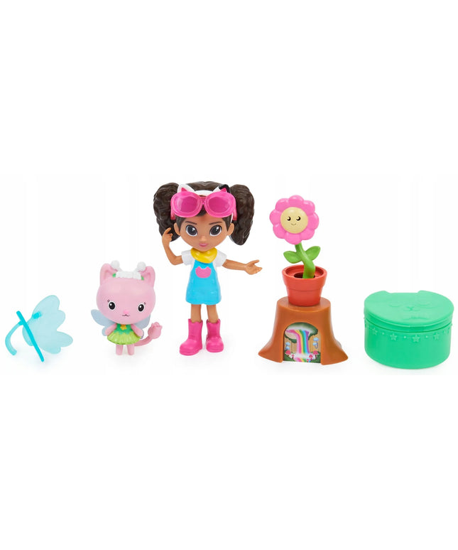 „Gabby’s Dollhouse“ sodo rinkinys su 2 figūrėlėmis: Gabby ir Kitty Fairy, priedai