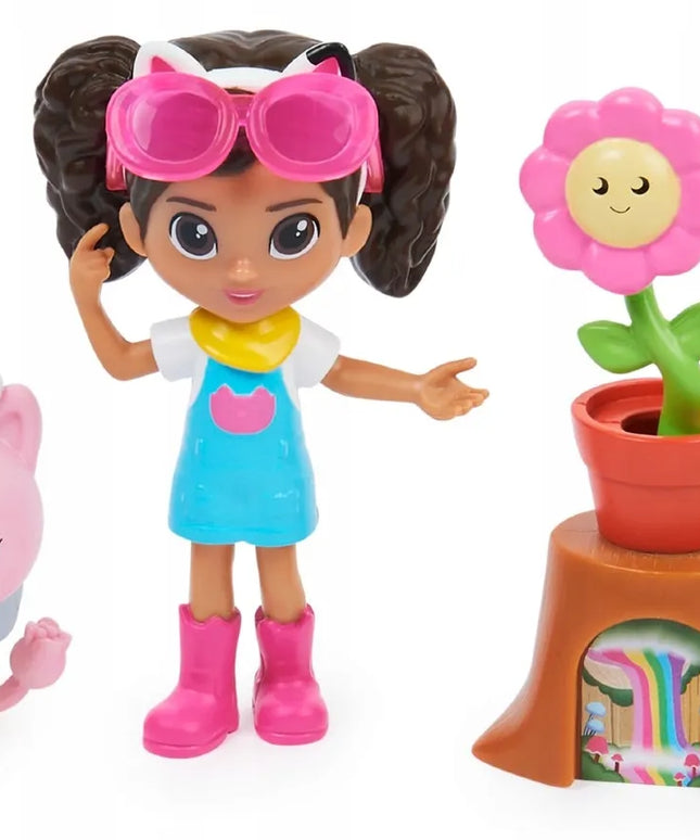 „Gabby’s Dollhouse“ sodo rinkinys su 2 figūrėlėmis: Gabby ir Kitty Fairy, priedai