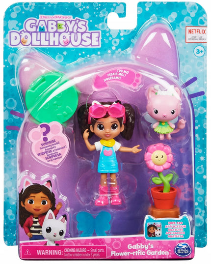 „Gabby’s Dollhouse“ sodo rinkinys su 2 figūrėlėmis: Gabby ir Kitty Fairy, priedai