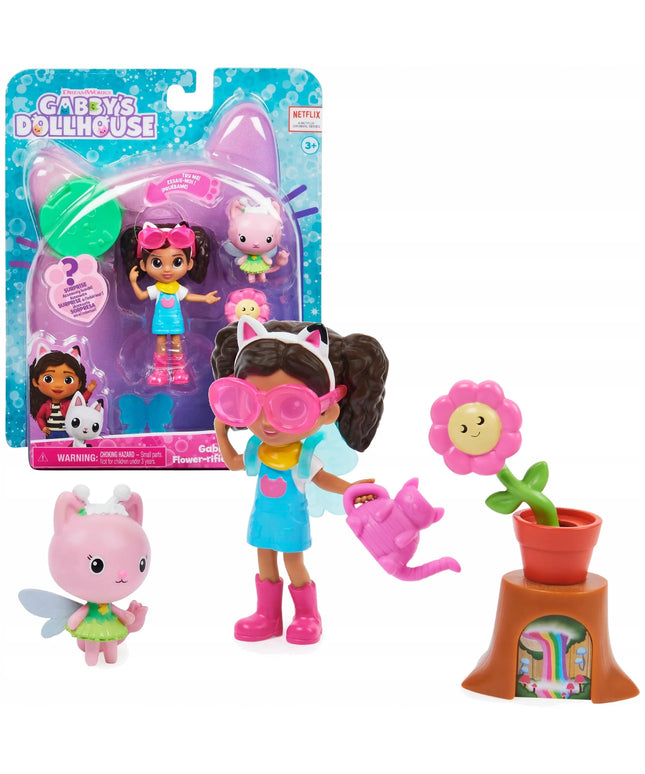 „Gabby’s Dollhouse“ sodo rinkinys su 2 figūrėlėmis: Gabby ir Kitty Fairy, priedai