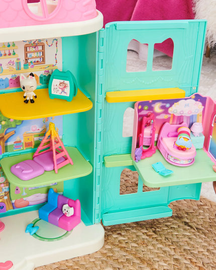 Gabby's Dollhouse miegamojo kambario rinkinys su Pillow Cat figūrėle ir priedais