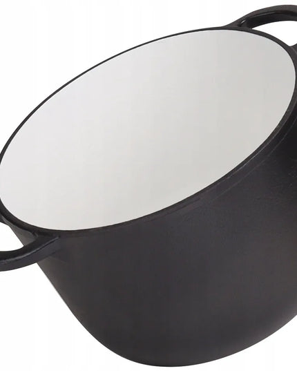 Emaliuotas ketaus katilas Rossner 10L 3in1 su kepsnine, MK602