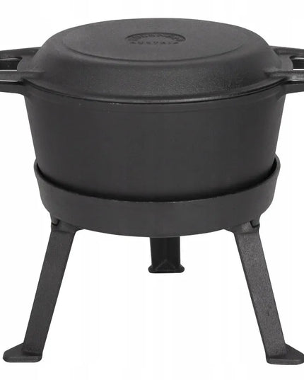 Emaliuotas ketaus troškinimo puodas Rossner 5L MK302 3in1