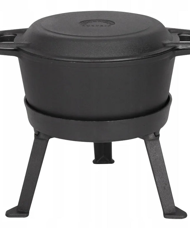 Emaliuotas ketaus troškinimo puodas Rossner 5L MK302 3in1