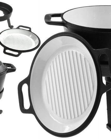 Emaliuotas ketaus katilas Rossner 8L 3in1 MK304