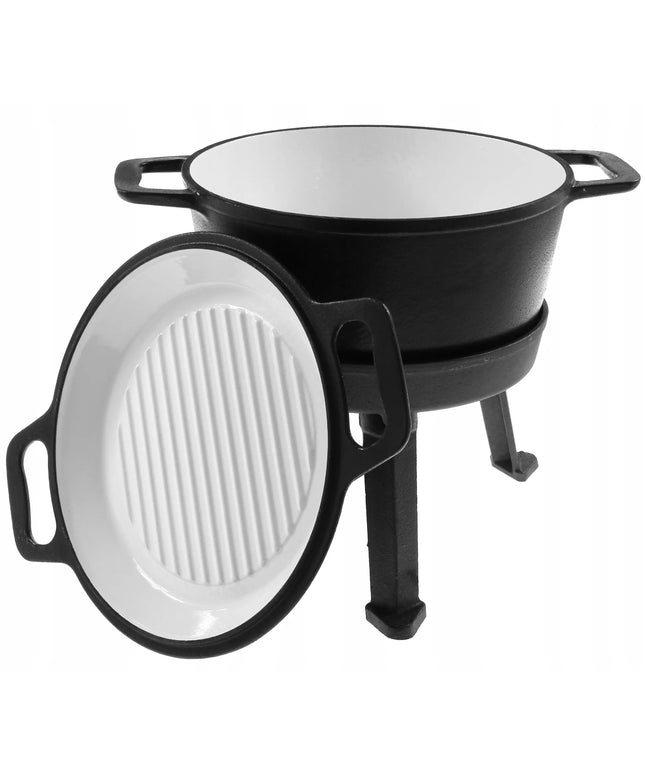 Emaliuotas ketaus katilas Rossner 8L 3in1 MK304