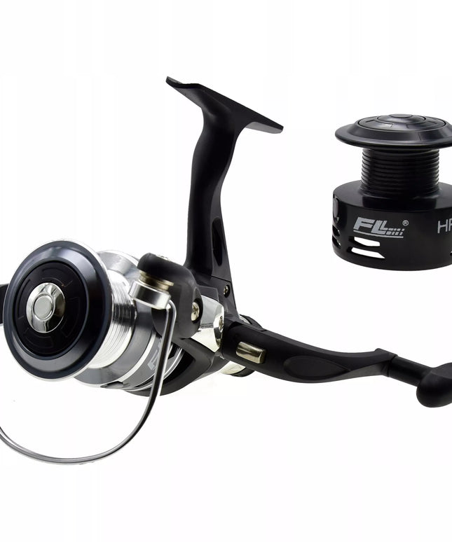 Meškeriojimo ritė 6 guolių su aliumininiu būgneliu + papildomas būgnelis