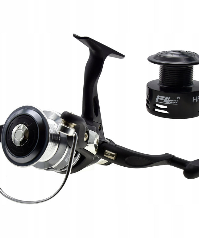 Meškeriojimo ritė 6 guolių su aliumininiu būgneliu + papildomas būgnelis