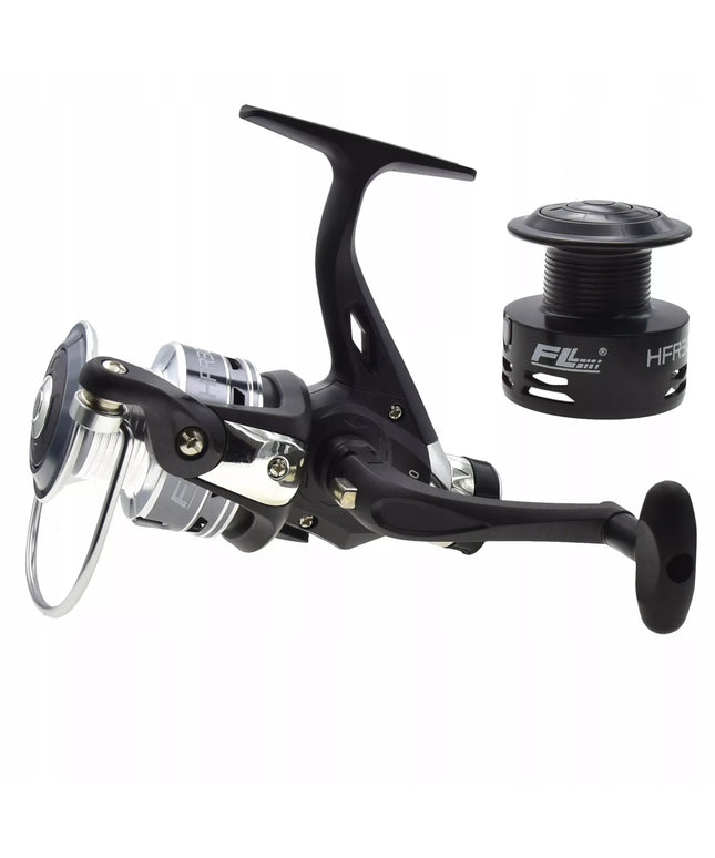 Meškeriojimo ritė 6 guolių su aliumininiu būgneliu + papildomas būgnelis