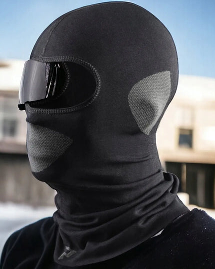 Termoaktyvus motociklininko balaklavas Rebelhorn Active Black