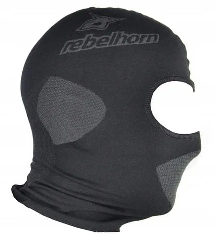 Termoaktyvus motociklininko balaklavas Rebelhorn Active Black