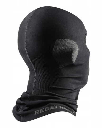 Termoaktyvus motociklininko balaklavas Rebelhorn Active Black