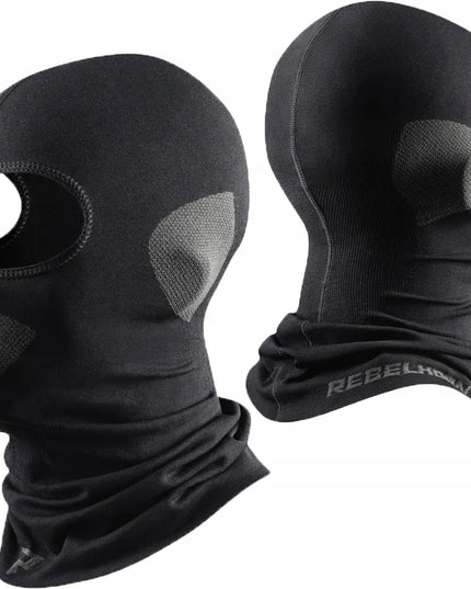 Termoaktyvus motociklininko balaklavas Rebelhorn Active Black