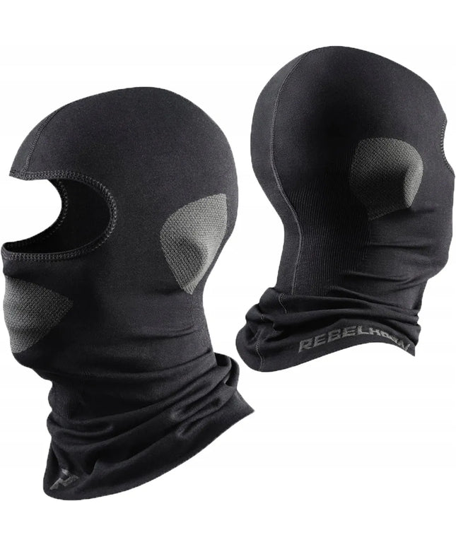 Termoaktyvus motociklininko balaklavas Rebelhorn Active Black