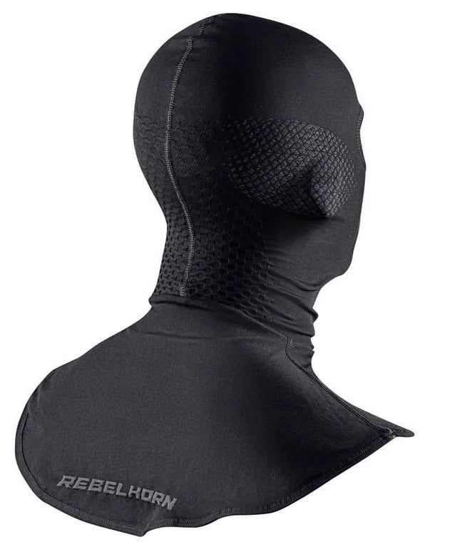 Motociklinis termoaktyvus balaklavas Rebelhorn Therm II juodas/pilkas