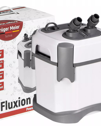 Kompaktiškas energiją taupantis tyliai veikiantis akvariumo filtras Kruger Meier Fluxion Elite 800