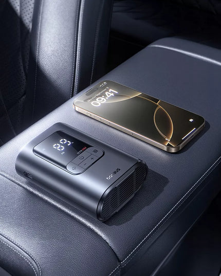 BASEUS belaidis automobilinis oro kompresorius padangoms, dviračiams, motociklams ir kamuoliams