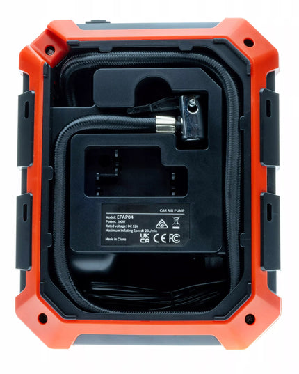 AUTOMOBILINIS ORO KOMPRESORIUS 100W 10BAR 12V SU EKRANU