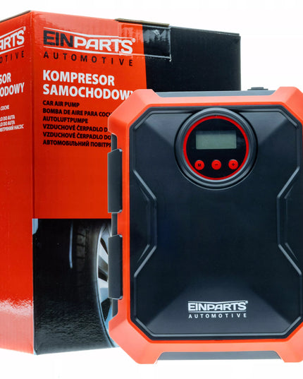 Automobilinis kompresorius 100W 10BAR 12V pompa su ekranu