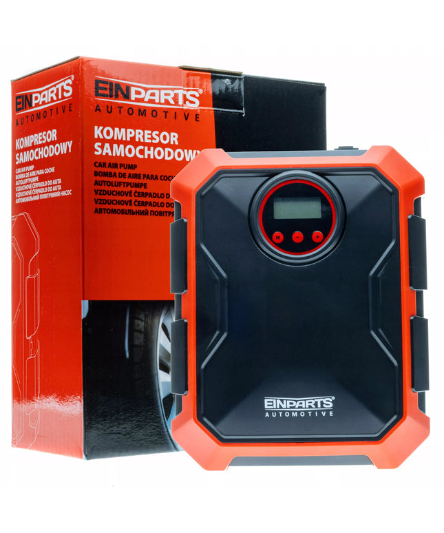 Automobilinis kompresorius 100W 10BAR 12V pompa su ekranu