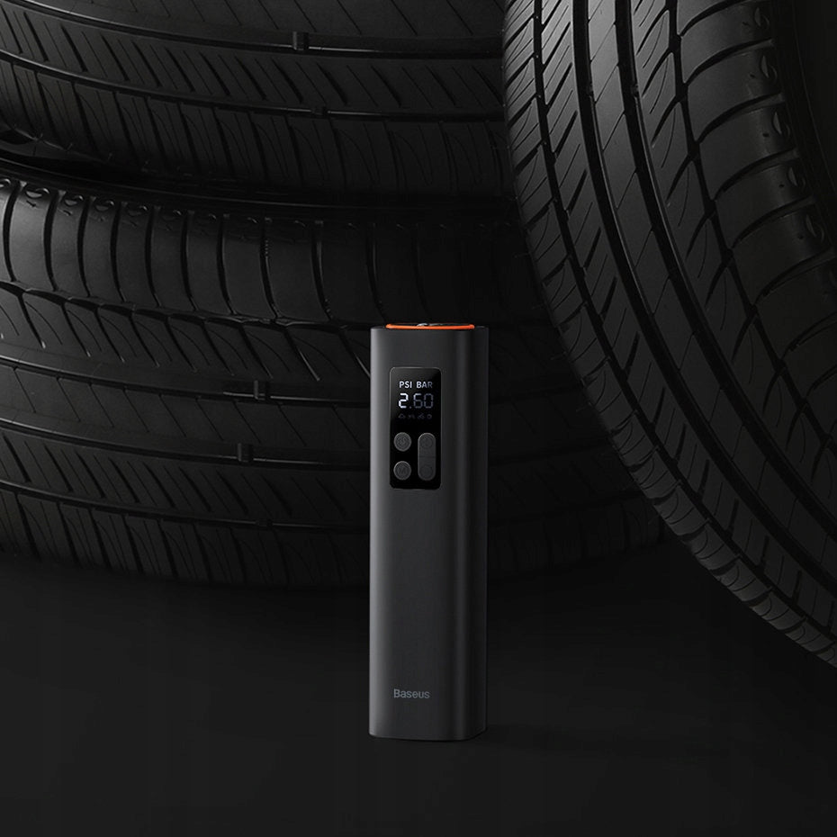 Automobilinis kompresorius 12V, elektrinis siurblys automobilio ir dviračio ratams BASEUS