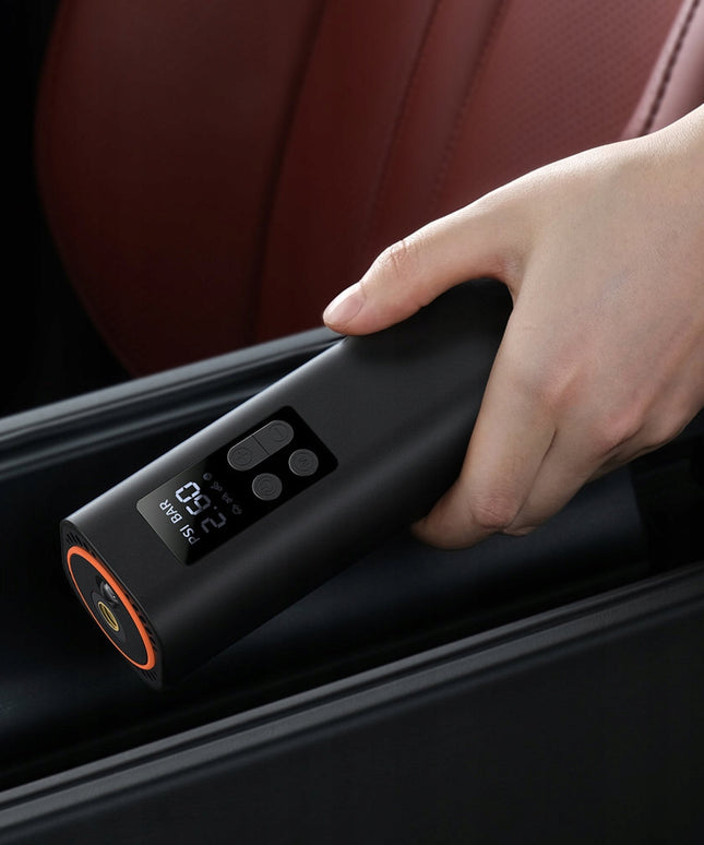 Automobilinis kompresorius 12V, elektrinis siurblys automobilio ir dviračio ratams BASEUS
