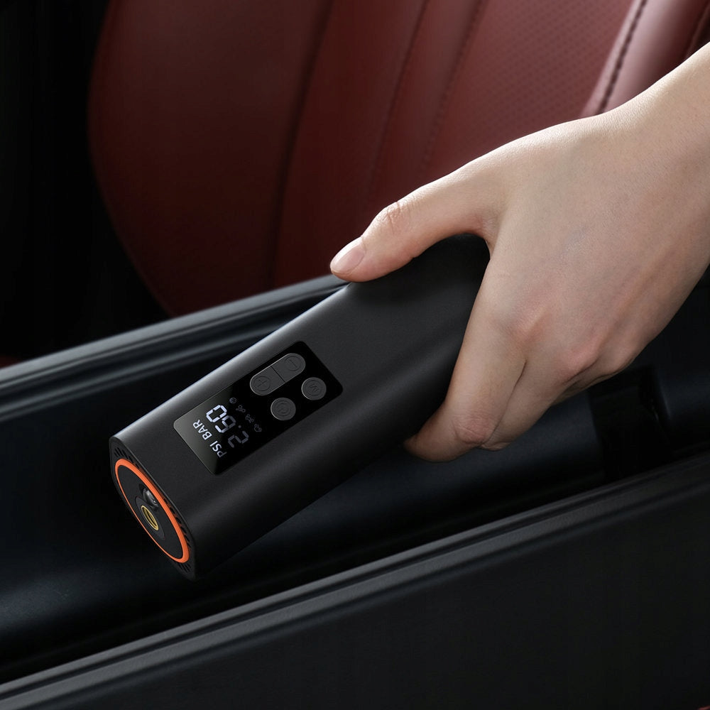 Automobilinis kompresorius 12V, elektrinis siurblys automobilio ir dviračio ratams BASEUS