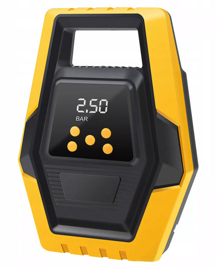 Automobilinis kompresorius, nešiojamas elektrinis oro siurblys, 12V LCD LED