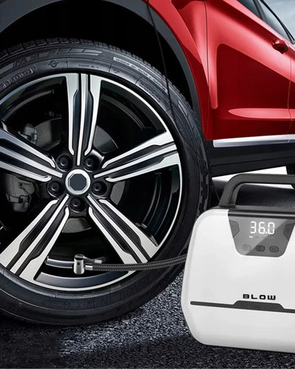 Automobilinis kompresorius, oro pompa, nešiojama elektrinė dviračių pompa 12V