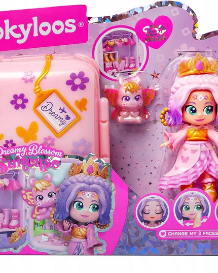 „KookyLoos Dreamy Blossom“ kolekcinė figūrėlė su lagaminu ir aksesuarais