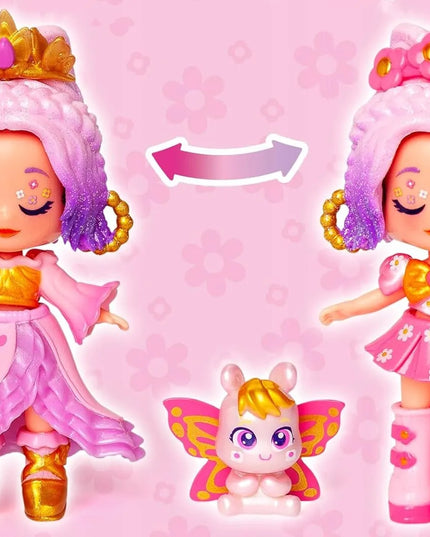 „KookyLoos Dreamy Blossom“ kolekcinė figūrėlė su lagaminu ir aksesuarais