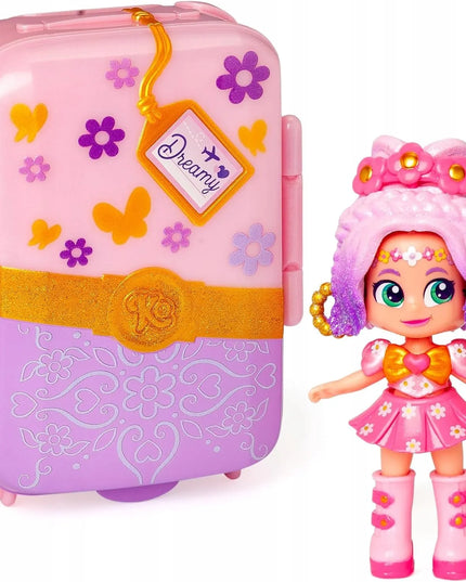 „KookyLoos Dreamy Blossom“ kolekcinė figūrėlė su lagaminu ir aksesuarais