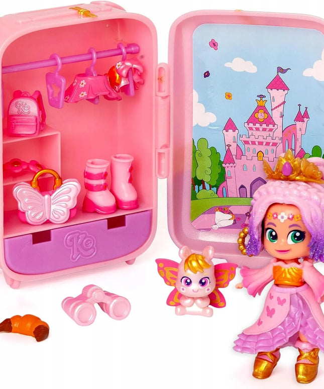 „KookyLoos Dreamy Blossom“ kolekcinė figūrėlė su lagaminu ir aksesuarais