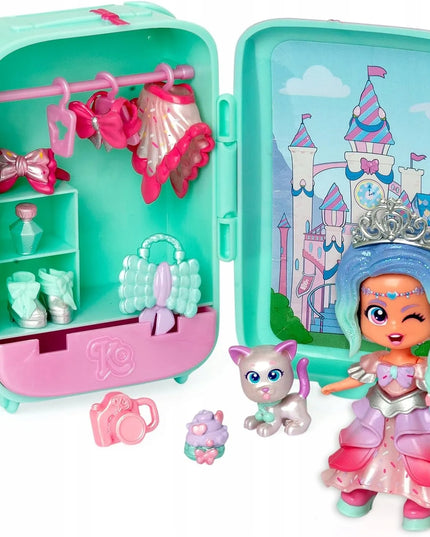 KookyLoos Sweet Wishes kolekcinė figūrėlė su lagaminu ir aksesuarais