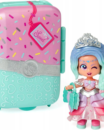 KookyLoos Sweet Wishes kolekcinė figūrėlė su lagaminu ir aksesuarais
