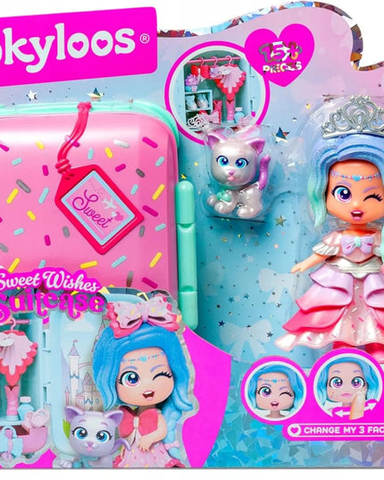 KookyLoos Sweet Wishes kolekcinė figūrėlė su lagaminu ir aksesuarais