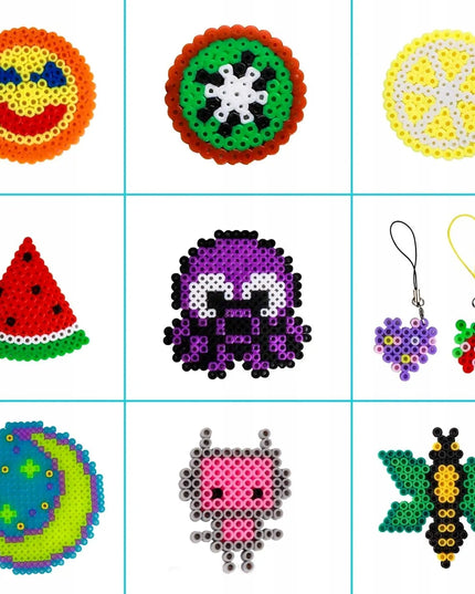 Lyginami karoliukai QULKI „Iron Beads“ su šablonais, 5000 vnt.
