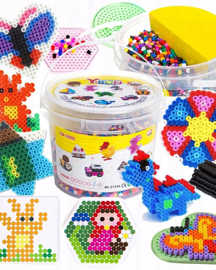 Lyginami karoliukai QULKI „Iron Beads“ su šablonais, 5000 vnt.